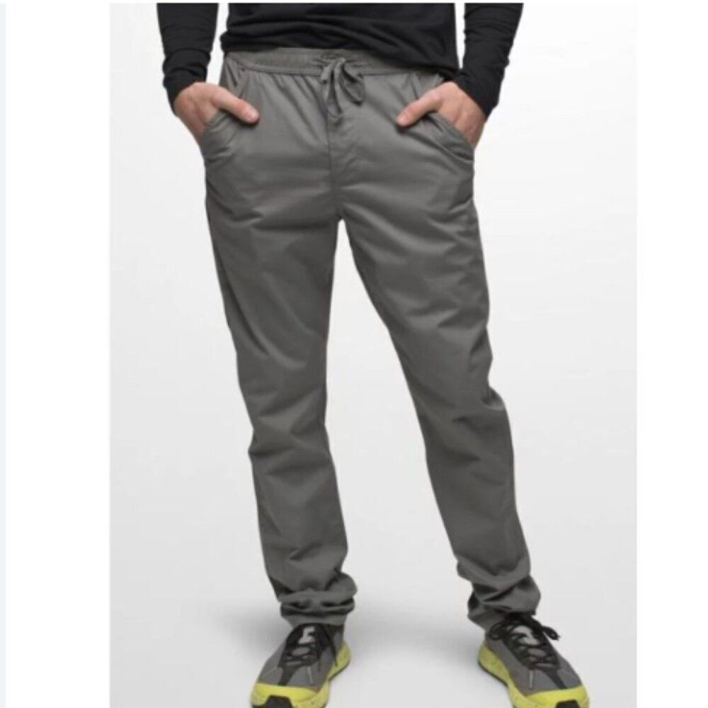 PRANA Double Peak E Waist Pants Gray Size XL
